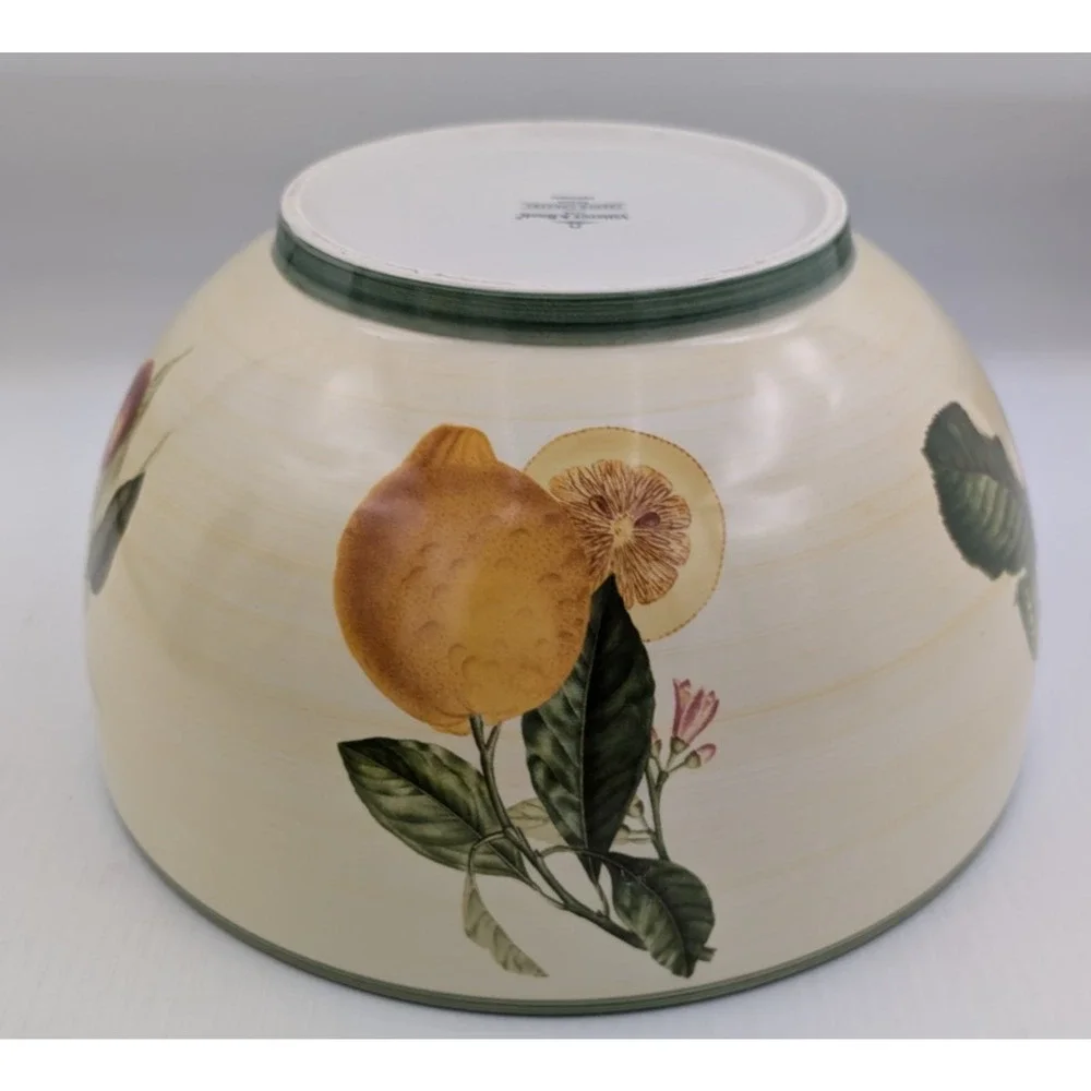 Villeroy & Boch French Country Large Round Vegetable Pasta Serving Bowl 11.25